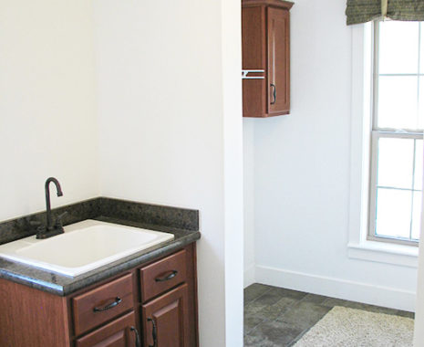 Mansfield, Side Utility Room w/ Sink & Linen Closet