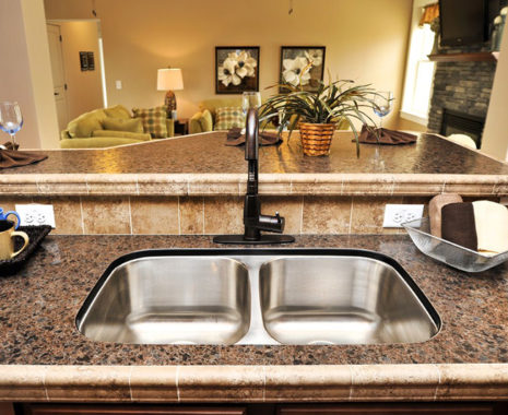 The Wiltshire, Expandable Cape/Ranch Modular Home Kitchen Sink