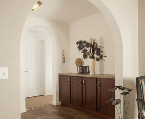 Bellisimo Modular Home, Arched Foyer Entry