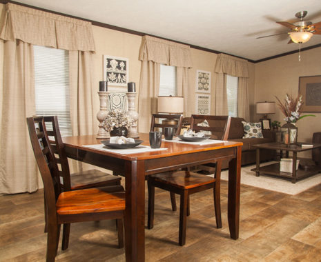 3A235A, Double Wide Manufactured Home Dining Area