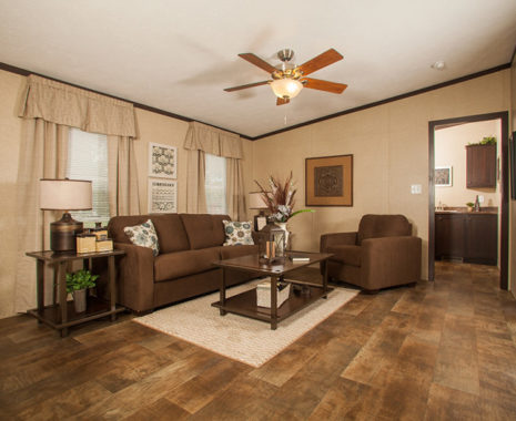 3A235A, Double Wide Manufactured Home Family Room