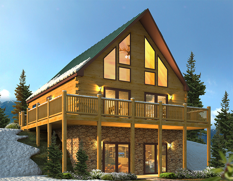 The Somerset, Expandable Chalet Exterior 3