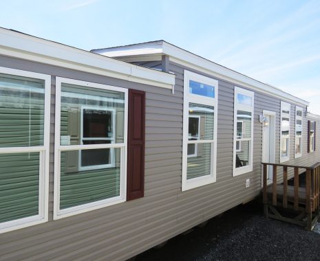 1A130A, Single Wide Manufactured Home, Clerestory Exterior