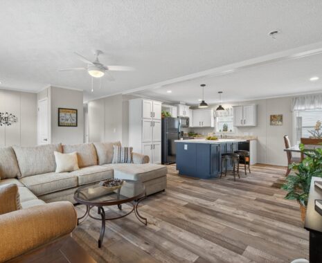 6-Meadow View 4, Double Wide Manufactured Home, Living Room